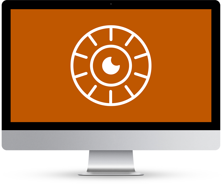 Panopticon Icon displayed on monitor.